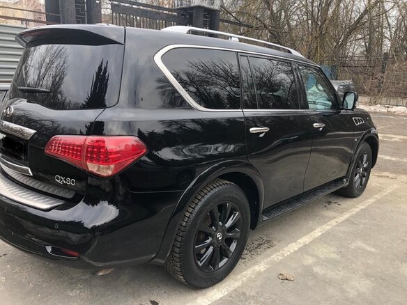 2014 Infiniti QX80 I, чёрный - вид 3
