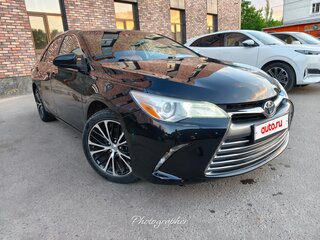 2017 Toyota Camry US Market VII (XV50) Рестайлинг, чёрный, 2100000 рублей, вид 4