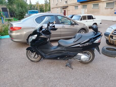 2007 Suzuki Burgman (SkyWave) 400, чёрный, 245000 рублей, вид 1