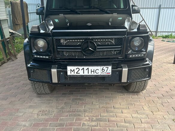 2016 Mercedes-Benz G-Класс 500 II (W463) Рестайлинг 4, чёрный, 7000000 рублей - вид 1