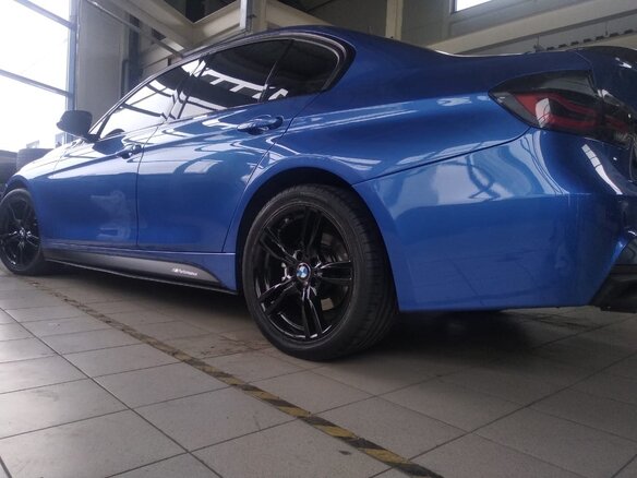 2013 BMW 3 серии 328i VI (F3x), синий - вид 3