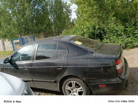 2002 Daewoo Leganza, чёрный, 145000 рублей