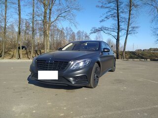 2015 Mercedes-Benz S-Класс 500 VI (W222, C217), чёрный, 3990526 рублей, вид 2