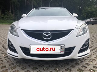 2011 Mazda 6 II (GH) Рестайлинг, белый, 1370000 рублей, вид 3