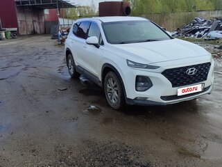 2018 Hyundai Santa Fe IV, белый, 2850000 рублей, вид 3