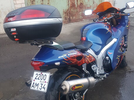 2004 Suzuki GSX 1300 R Hayabusa, синий, 700000 рублей, вид 2