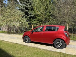 2012 Chevrolet Aveo II, красный, 750000 рублей, вид 5