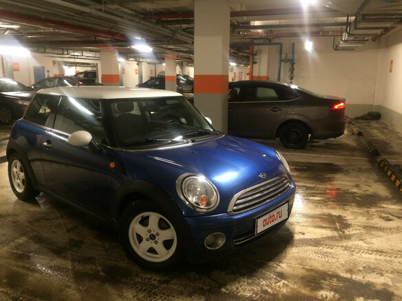 2007 Mini Hatch Cooper II (R56), синий - вид 4