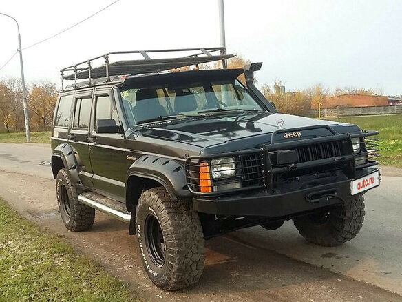 1993 Jeep Cherokee II (XJ), чёрный - вид 2