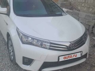 2013 Toyota Corolla XI (E160, E170, E180), белый, 1400000 рублей, вид 2