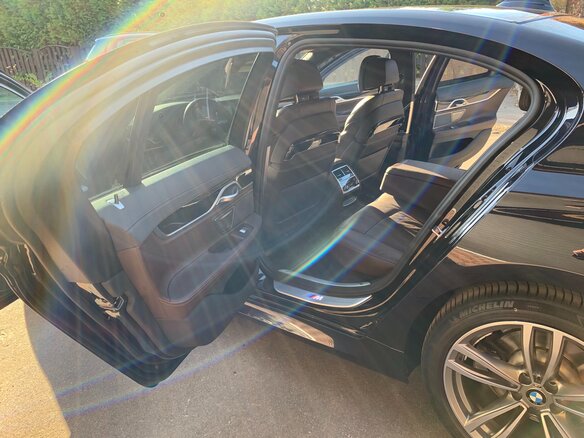 2018 BMW 7 серии 730i VI (G11/G12), синий - вид 12