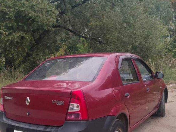 2010 Renault Logan I Рестайлинг, красный, 425000 рублей - вид 6