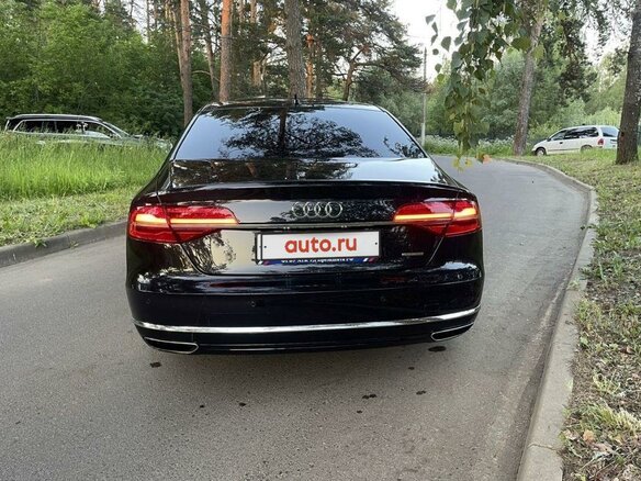 2014 Audi A8 Long III (D4) Рестайлинг, чёрный, 2150000 рублей - вид 8