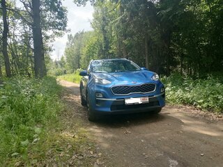 2020 Kia Sportage IV Рестайлинг, синий, 2250000 рублей, вид 2