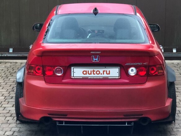 2007 Honda Accord Type-S Type S VII Рестайлинг, красный, 830000 рублей - вид 1