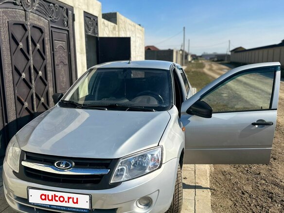 2015 Lada (ВАЗ) Granta I, серый, 470000 рублей