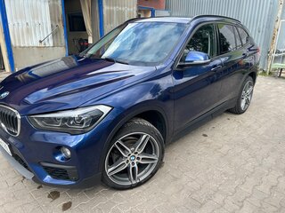 2018 BMW X1 16d sDrive II (F48), синий, 2200000 рублей, вид 1