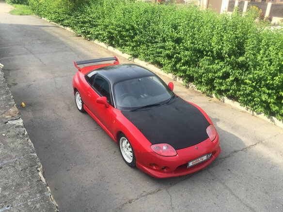 1995 Mitsubishi FTO I, красный - вид 1