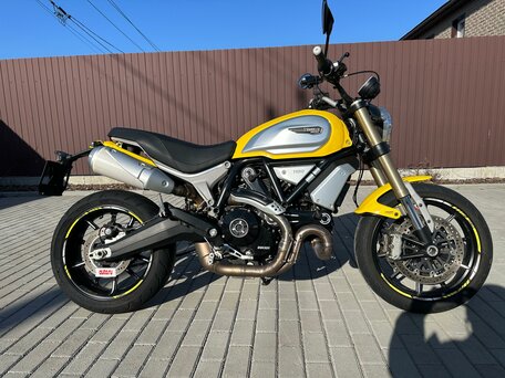 2018 Ducati Scrambler 1100, жёлтый, 1050000 рублей, вид 2