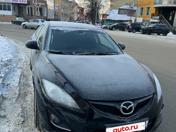 2011 Mazda 6 II (GH) Рестайлинг, чёрный, 950000 рублей