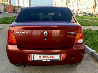 2009 Renault Logan I, красный, 725000 рублей, вид 4