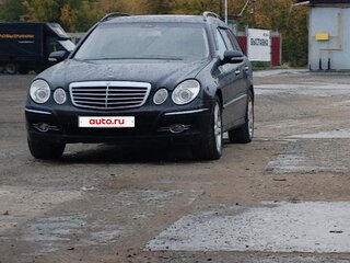 2008 Mercedes-Benz E-Класс 220 III (W211, S211) Рестайлинг, чёрный, 1200000 рублей, вид 1