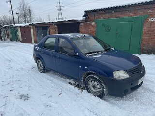 2007 Renault Logan I, синий, 190000 рублей, вид 2