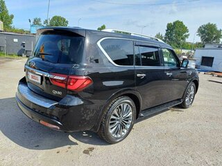 2018 Infiniti QX80 I Рестайлинг 2, чёрный, 5500000 рублей, вид 4