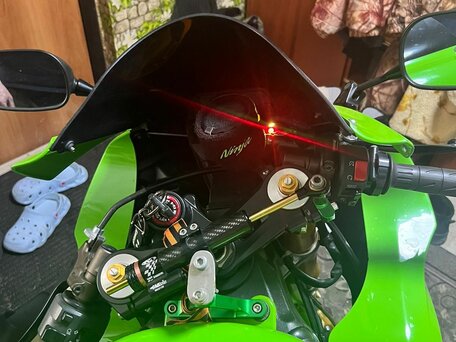 2004 Kawasaki ZX-10R Ninja, зелёный, 700000 рублей, вид 2
