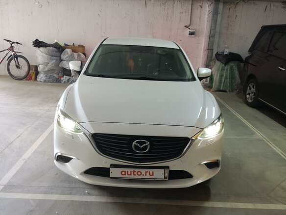 2018 Mazda 6 III (GJ) Рестайлинг, белый, 2200000 рублей - вид 2