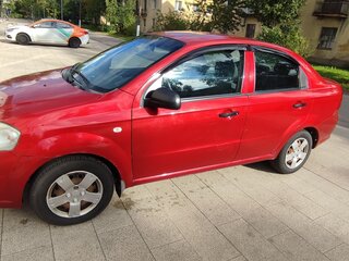 2010 Chevrolet Aveo I Рестайлинг, красный, 340000 рублей, вид 2