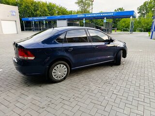 2012 Volkswagen Polo V, синий, 740000 рублей, вид 4