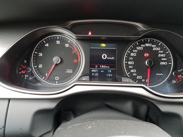2014 Audi A4 IV (B8) Рестайлинг, серый - вид 6