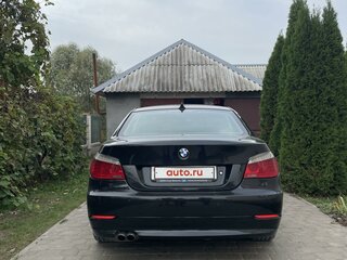 2008 BMW 5 серии 525d V (E60/E61) Рестайлинг, чёрный, 1600000 рублей, вид 5