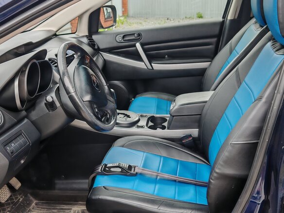 2011 Mazda CX-7 I Рестайлинг, синий, 1050000 рублей - вид 20