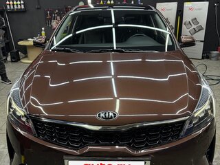 2021 Kia Rio IV Рестайлинг, коричневый, 1900000 рублей, вид 4