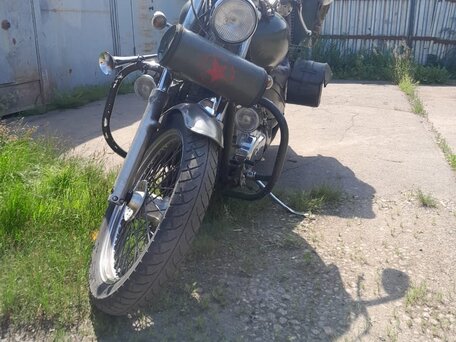1993 Honda Steed 400, зелёный, 300000 рублей, вид 5