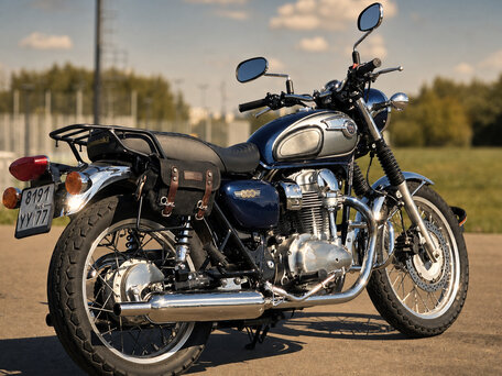 2014 Kawasaki W 800, синий, 725000 рублей, вид 4