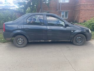 2009 Renault Logan I, серый, 185000 рублей, вид 2