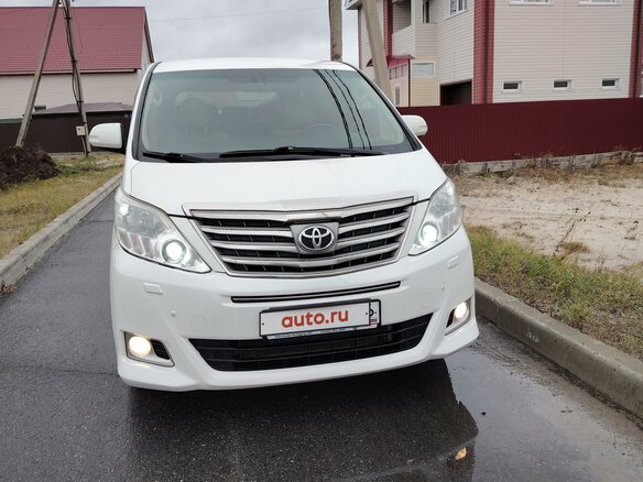 2012 Toyota Alphard II, белый, 3150000 рублей