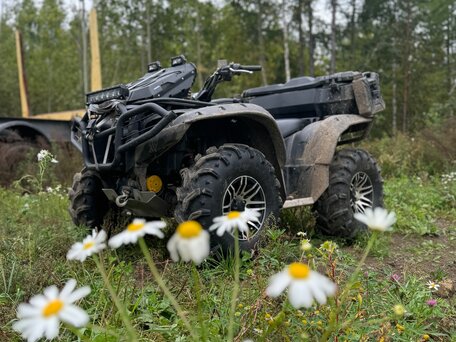 2014 Yamaha Grizzly 700, чёрный, 850000 рублей, вид 4
