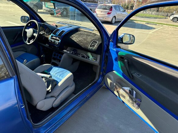 1998 Volkswagen Lupo, синий, 344500 рублей - вид 5