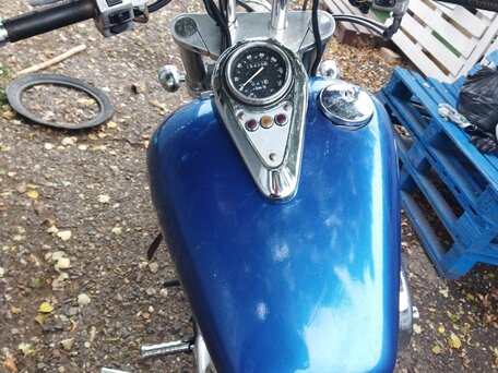 1995 Kawasaki VN400 Vulcan, синий, 270000 рублей, вид 3