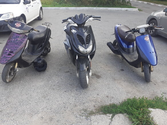 1996 Honda Dio, чёрный - вид 8
