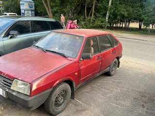 1997 Lada (ВАЗ) 2109, красный, 55000 рублей, вид 1