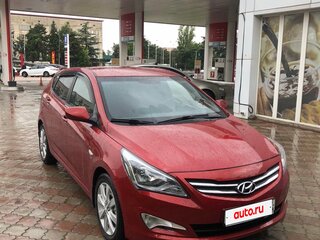 2016 Hyundai Solaris I Рестайлинг, красный, 1200000 рублей, вид 3