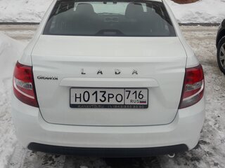 2020 Lada (ВАЗ) Granta I Рестайлинг, белый, 695000 рублей, вид 2