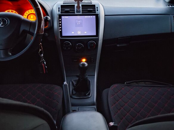 2007 Toyota Corolla X (E140, E150), чёрный, 830000 рублей - вид 9