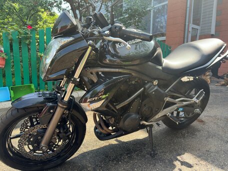 2010 Kawasaki ER-4N, чёрный, 385000 рублей, вид 1