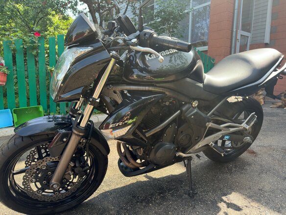 2010 Kawasaki ER-4N, чёрный, 385000 рублей